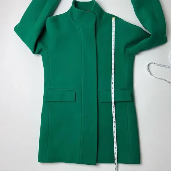J. Crew Kelly Green Stadium Cloth Wool Coat - Picture 15 of 16
